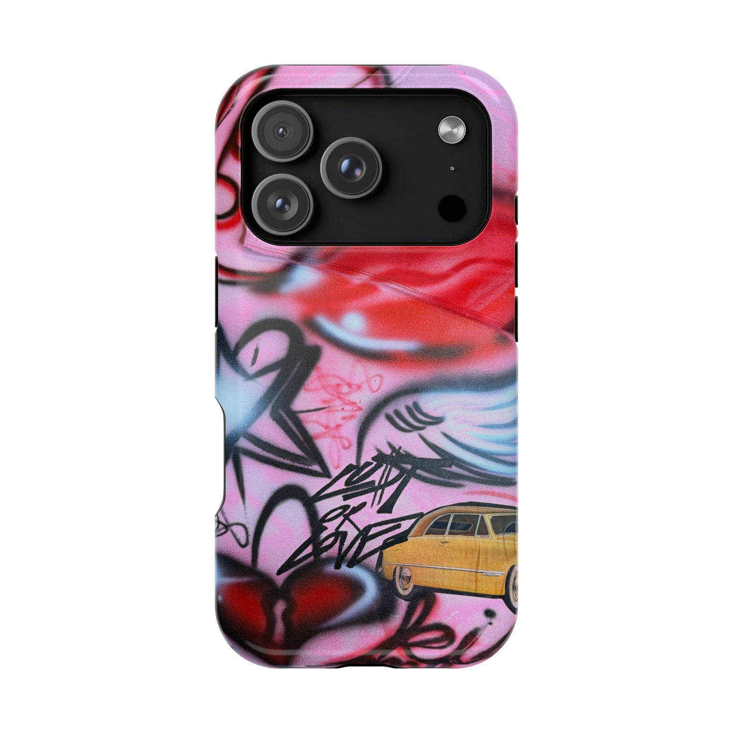 MagSafe "lust or love" airbrush iPhone case