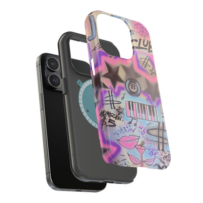 MagSafe "jazz club" airbrush iPhone case