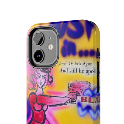 "spiraling thoughts" airbrush iPhone case