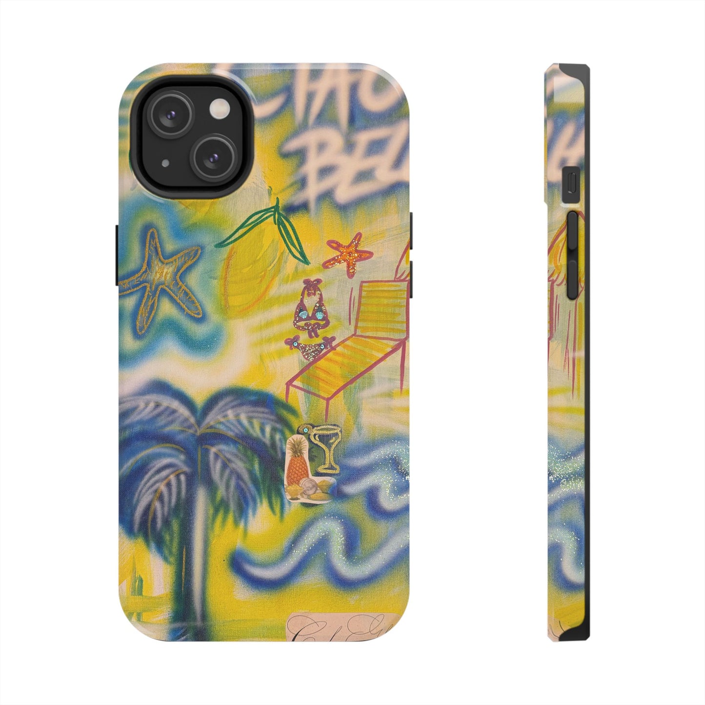 "ciao bella" airbrush iPhone case