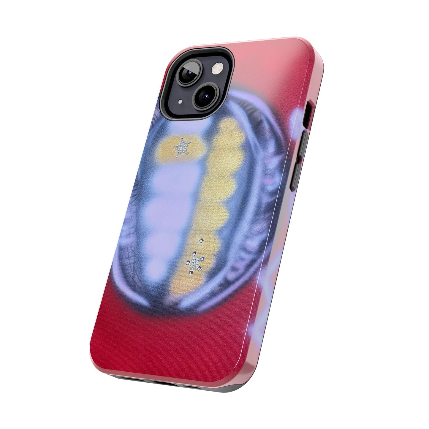 "bite me bling" airbrush iPhone case