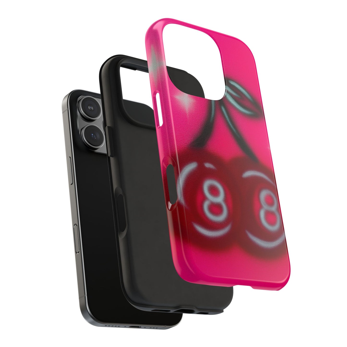 "cherry 8ball" airbrush iPhone case