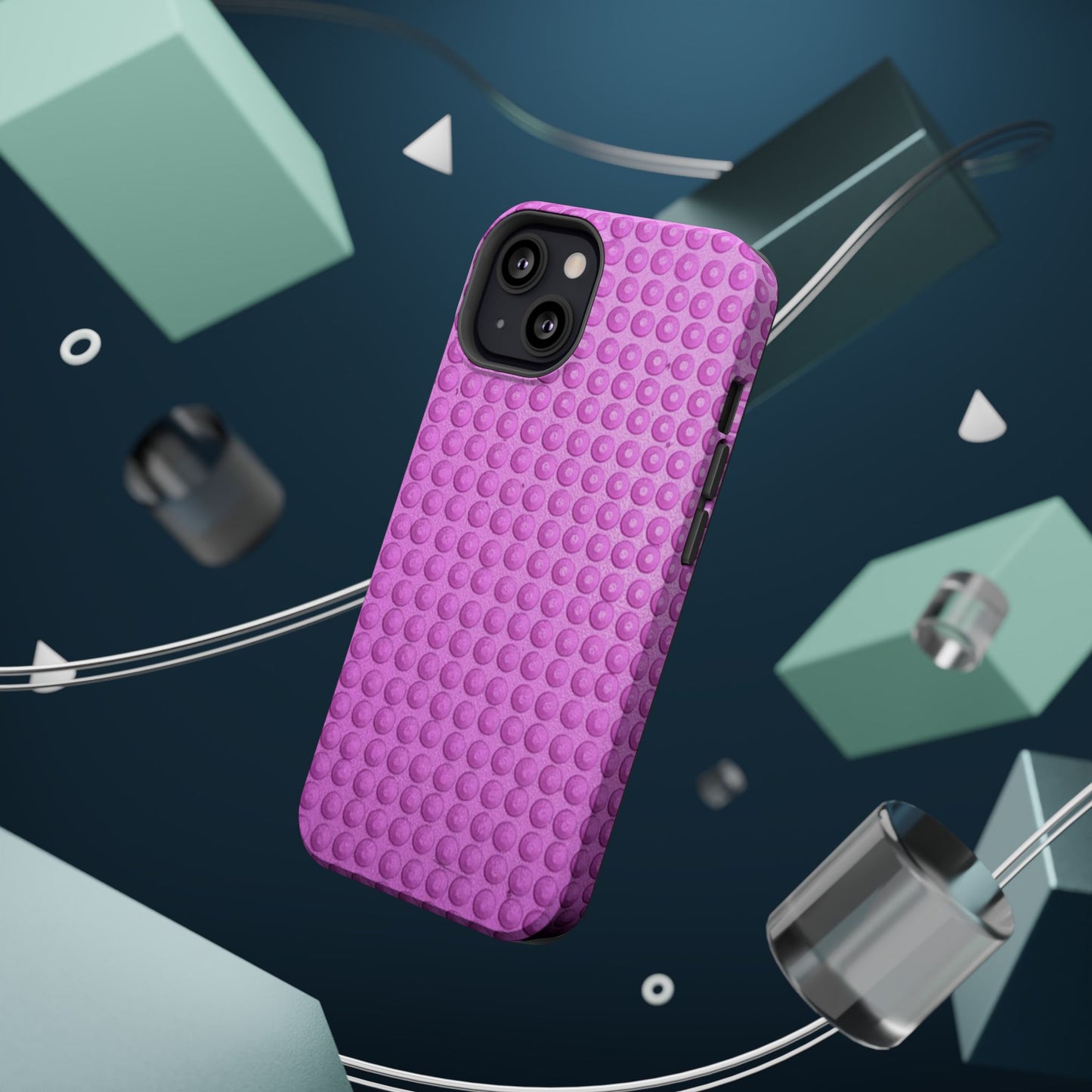 MagSafe "pink studs" airbrush iPhone case