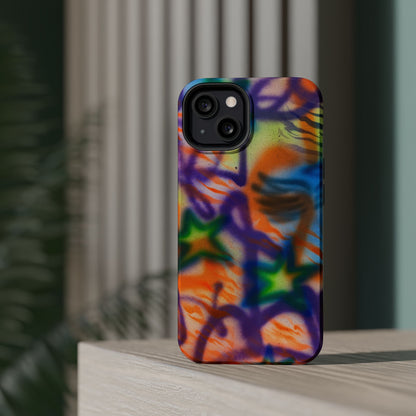 MagSafe "streetwear angel" airbrush iPhone case