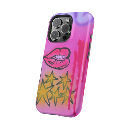 MagSafe "star drip" airbrush iPhone case