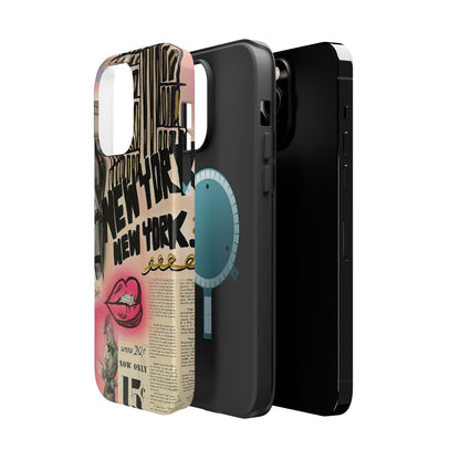 MagSafe „New York, New York“ Airbrush iPhone Hülle