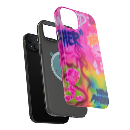 MagSafe "wanted" airbrush iPhone case