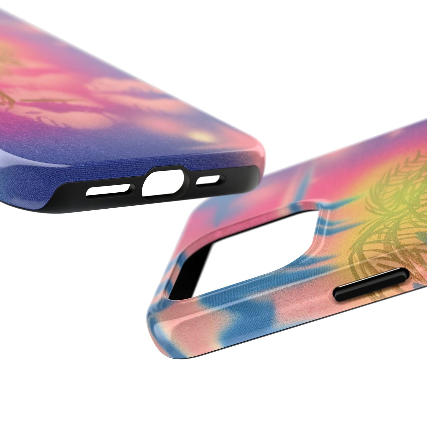 "glowy night" airbrush iPhone case