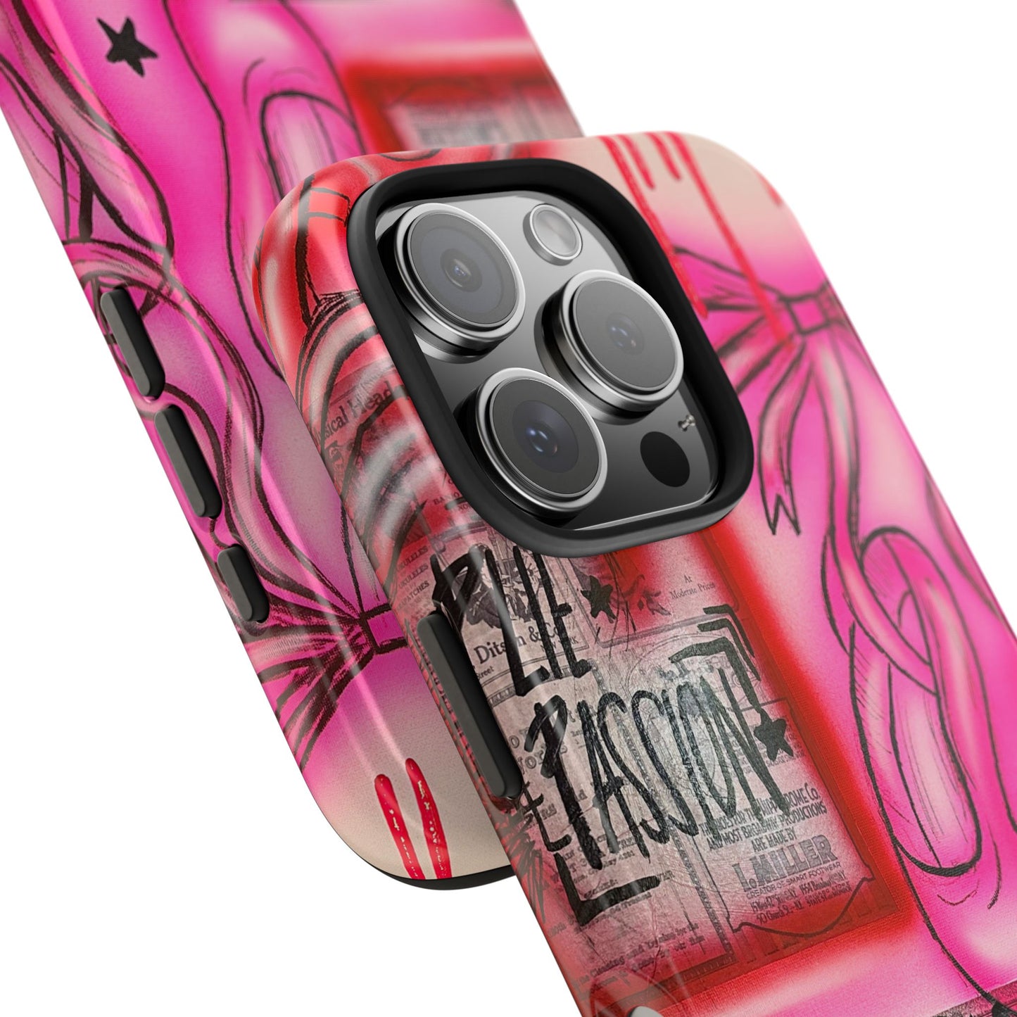 "plié passion” airbrush iPhone case