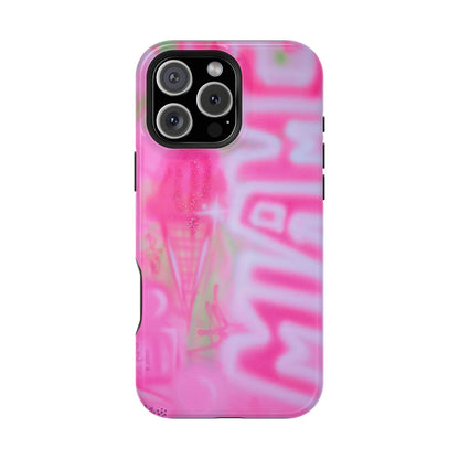 MagSafe "sunset sorbet" airbrush iPhone case