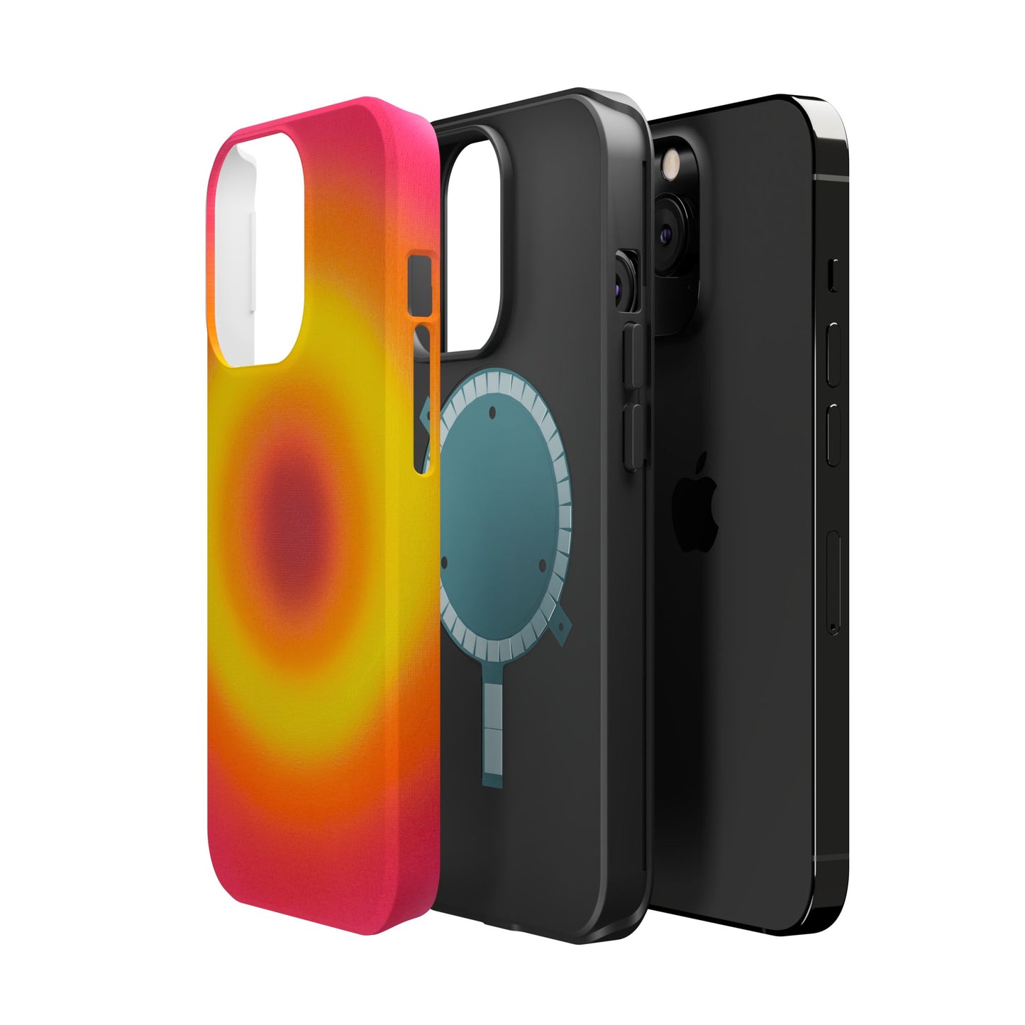 MagSafe "Pink Lemonade Aura" Airbrush iPhone Case
