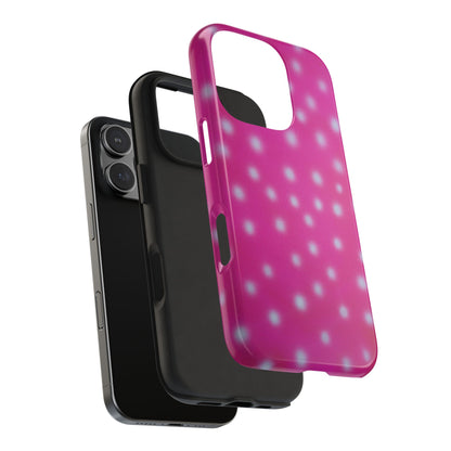 "bubblegum polka dot" airbrush iPhone case
