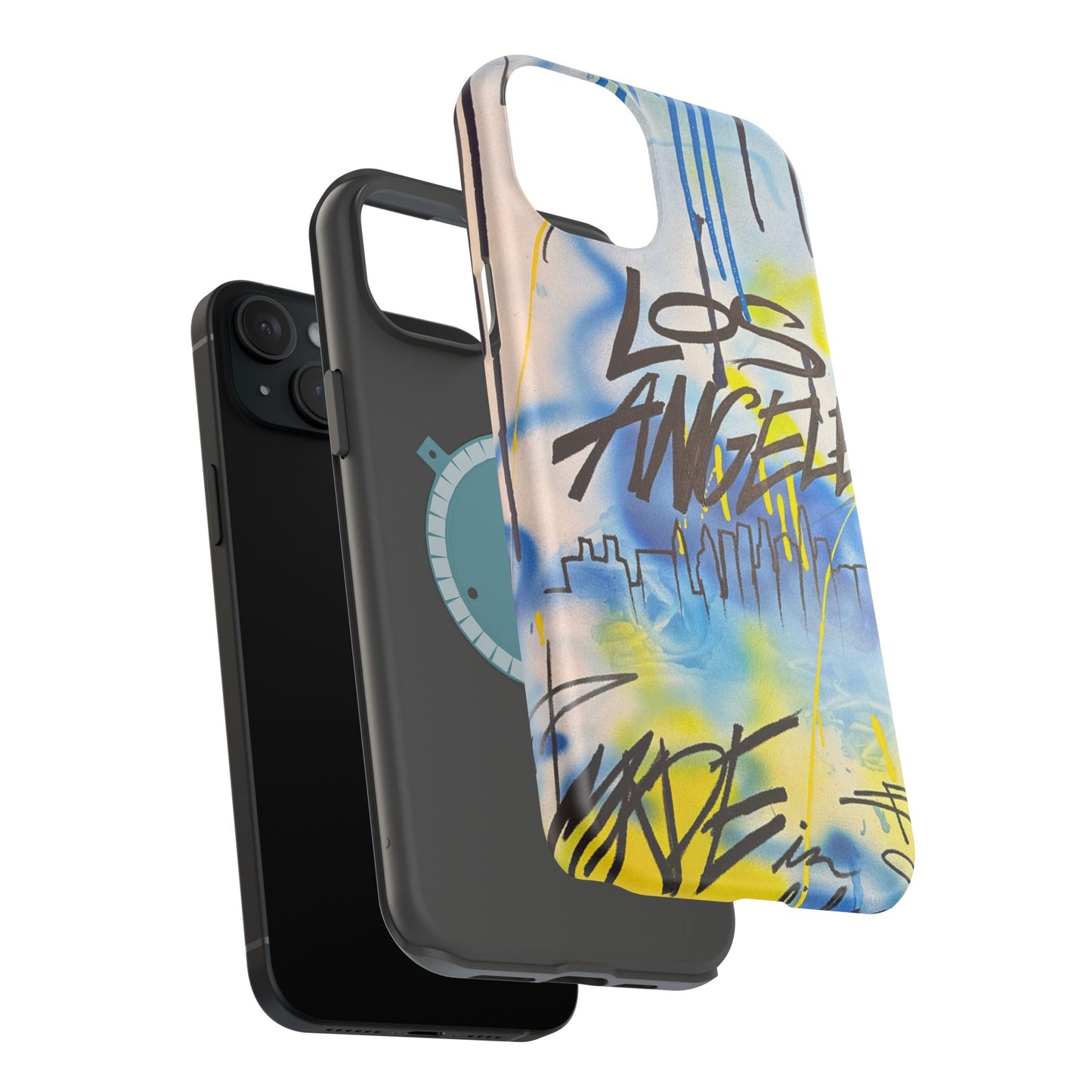 MagSafe "los angeles" airbrush iPhone case