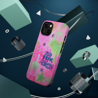 MagSafe "need $$ for matcha" airbrush iPhone case