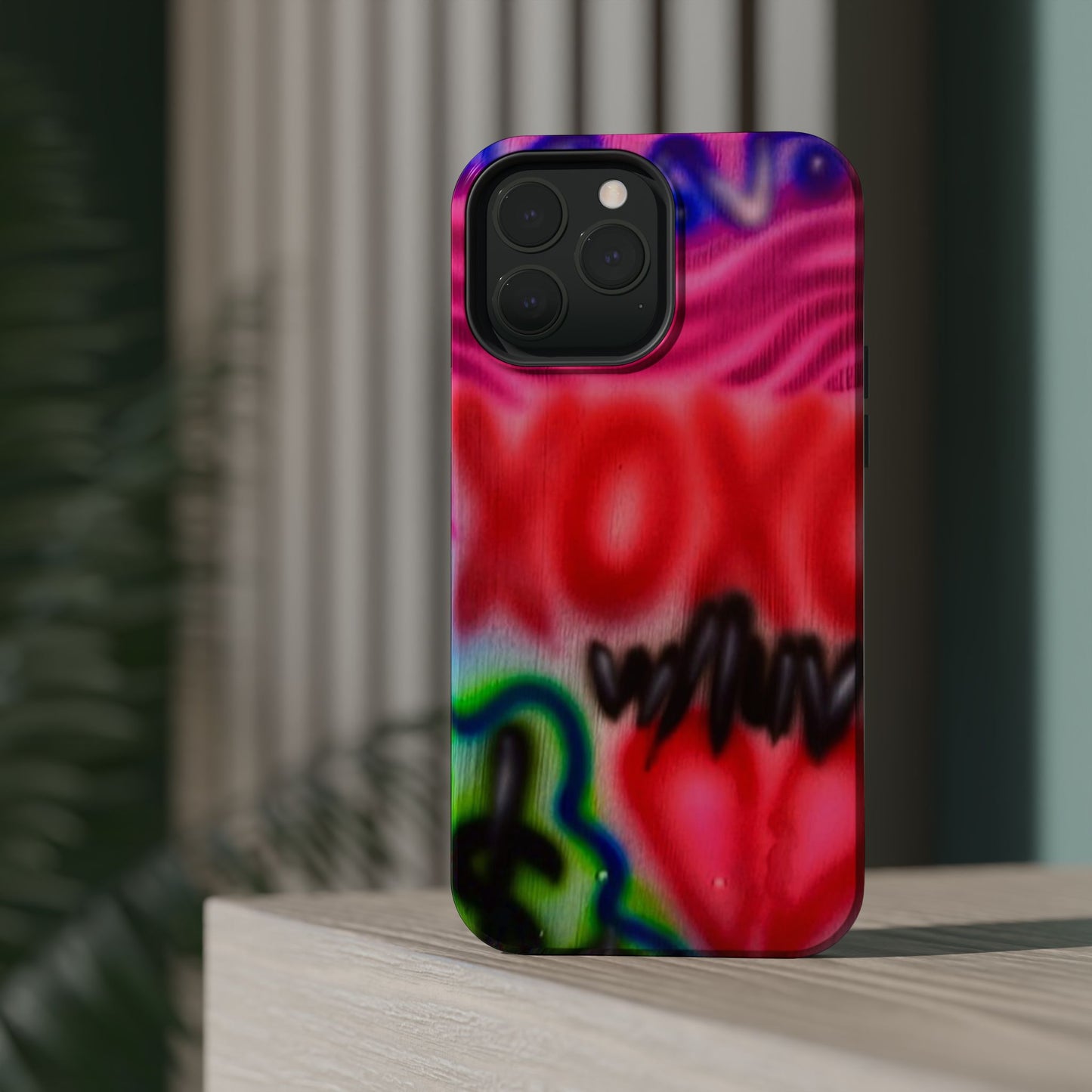 MagSafe Airbrush-iPhone-Hülle „with luv, xoxo“