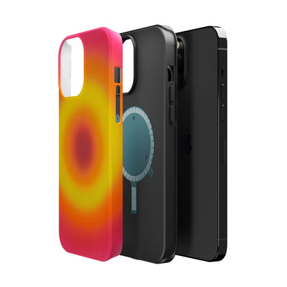 MagSafe "Pink Lemonade Aura" Airbrush iPhone Case