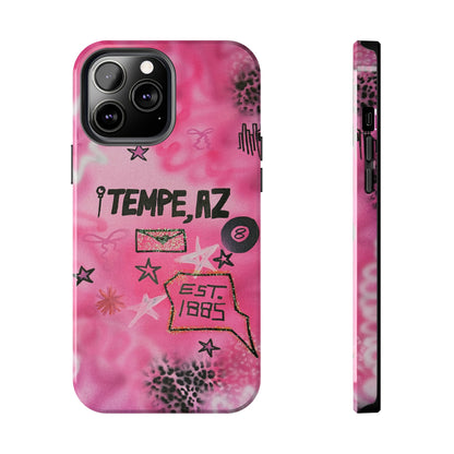 "tempe, az pt. 2" airbrush iPhone case