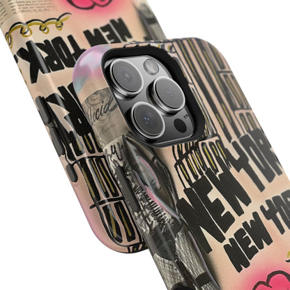 MagSafe „New York, New York“ Airbrush iPhone Hülle