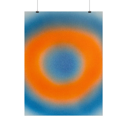 "citrus sky" airbrush rolled print