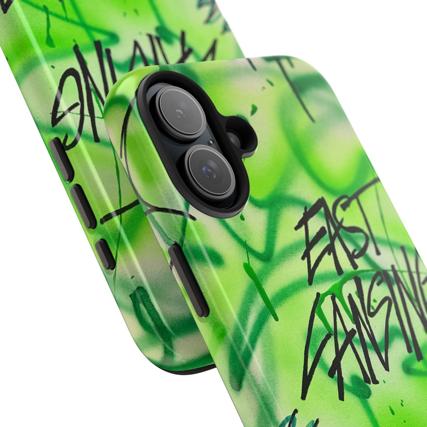 "east lansing, mi" airbrush iPhone case