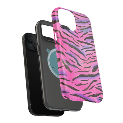 MagSafe "glitter zebra" airbrush iPhone case