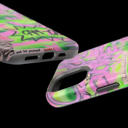 MagSafe "green camo" airbrush iPhone case