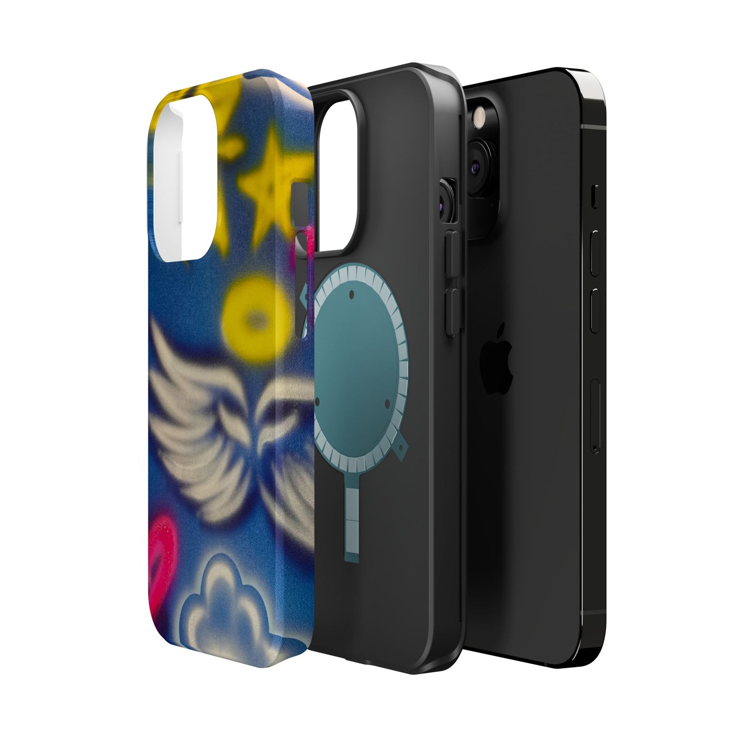 MagSafe "celestial halo" airbrush iPhone case