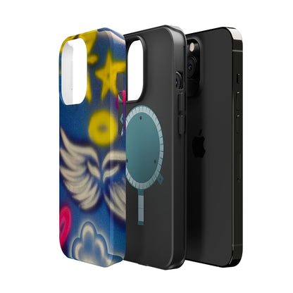 MagSafe "celestial halo" airbrush iPhone case