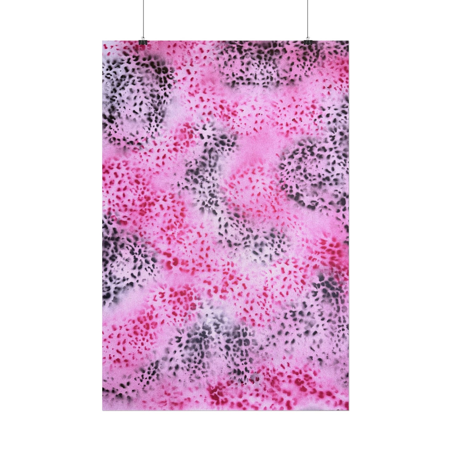 "pink cheetah" airbrush rolled print
