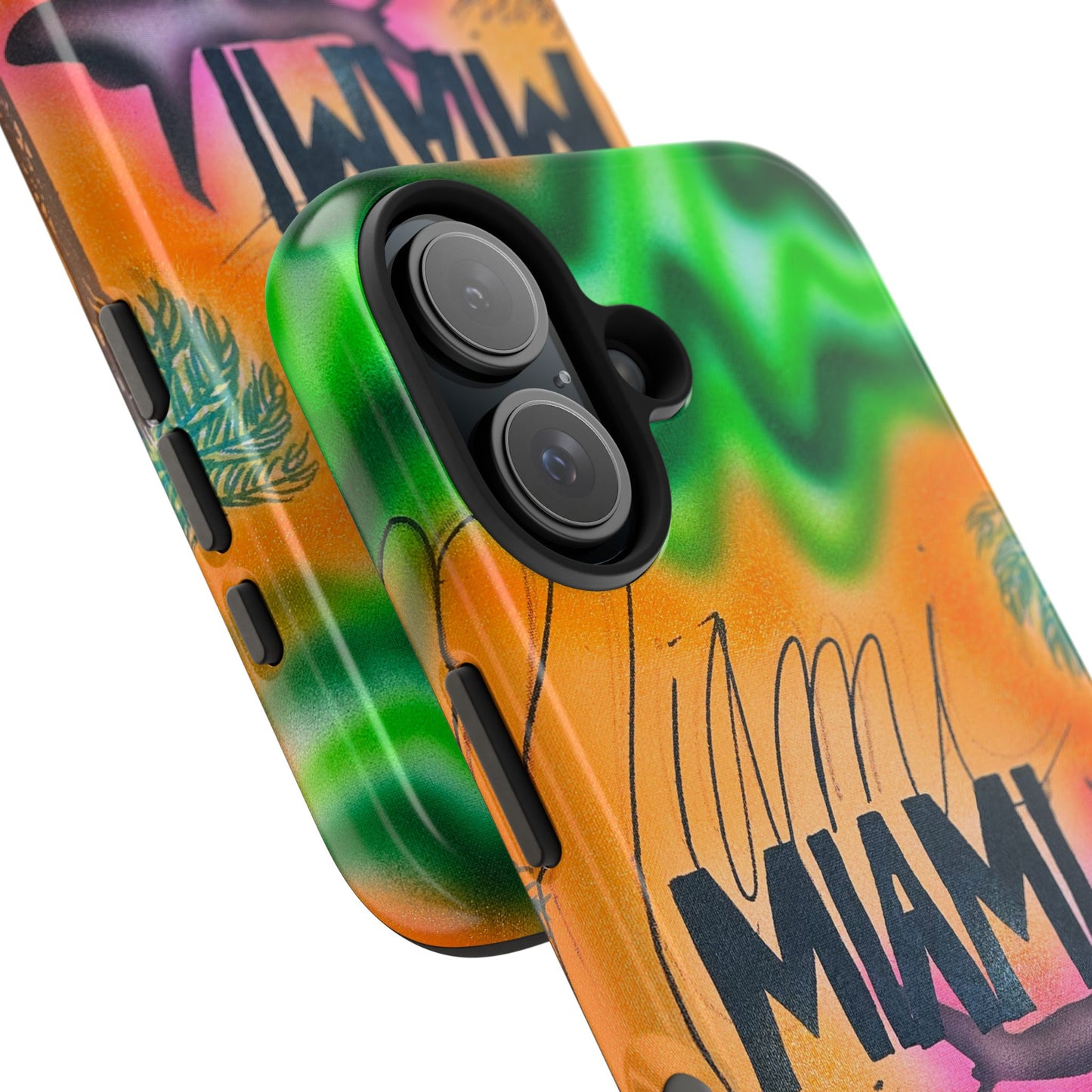 "miami, fl" airbrush iPhone case