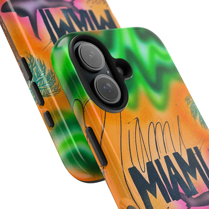 "miami, fl" airbrush iPhone case