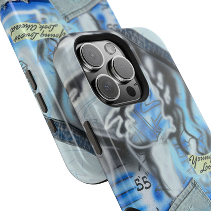 MagSafe "young lovers" airbrush iPhone case