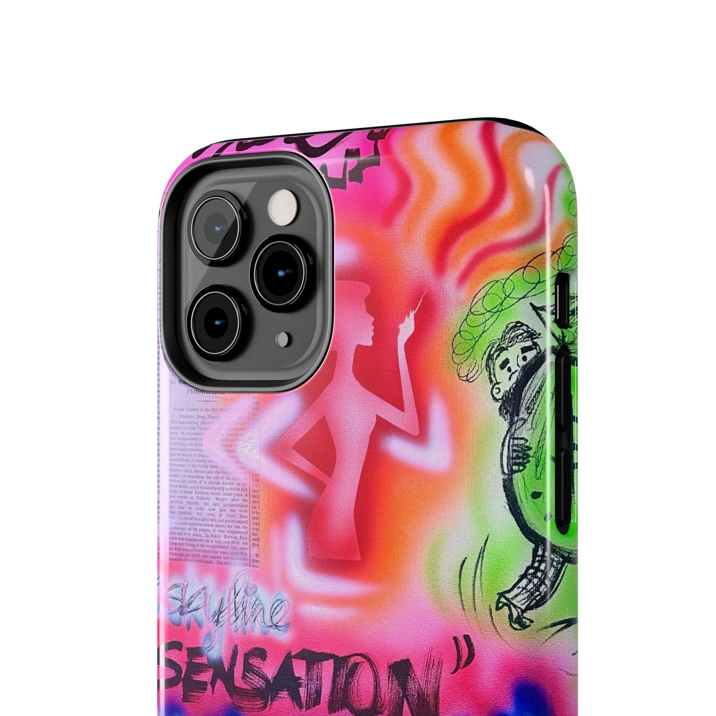 "skyline sensation" airbrush iPhone case