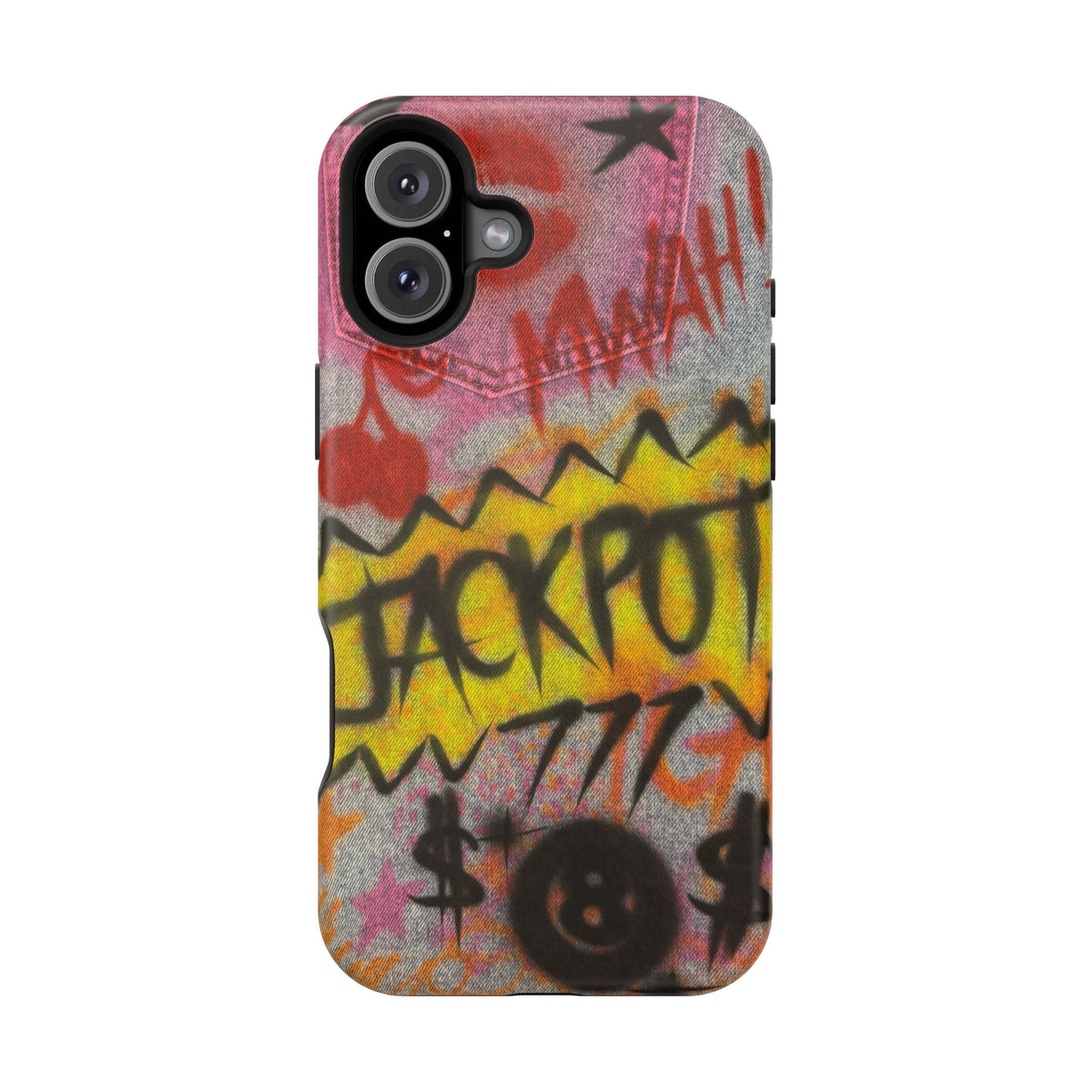 MagSafe "JACKPOT!" airbrush iPhone case