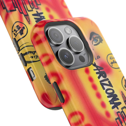MagSafe "tempe, az" airbrush iPhone case