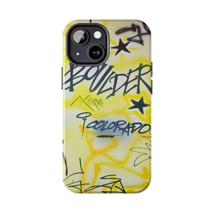 "boulder" airbrush iPhone case