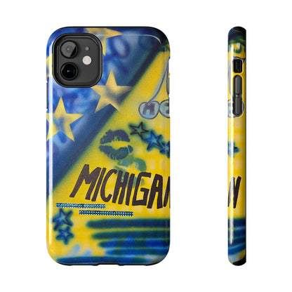 "ann arbor, michigan" airbrush iPhone case