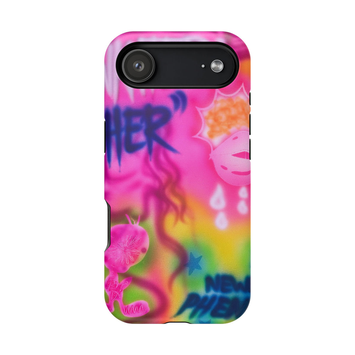 MagSafe "wanted" airbrush iPhone case