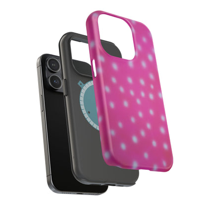 MagSafe "bubblegum polka dot" airbrush iPhone case
