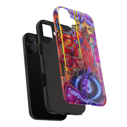 "shots on me" airbrush iPhone case