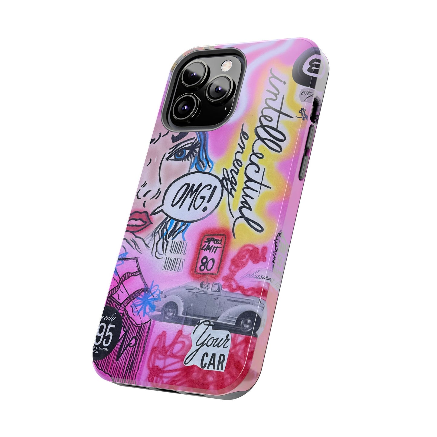 "intellectual energy" airbrush iPhone case
