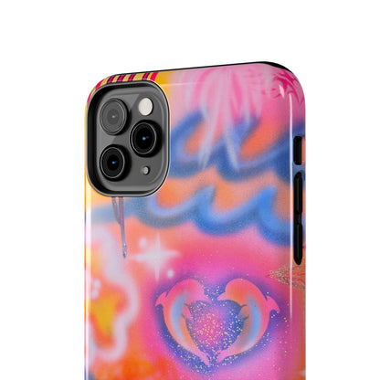 "mornings in malibu" airbrush iPhone case