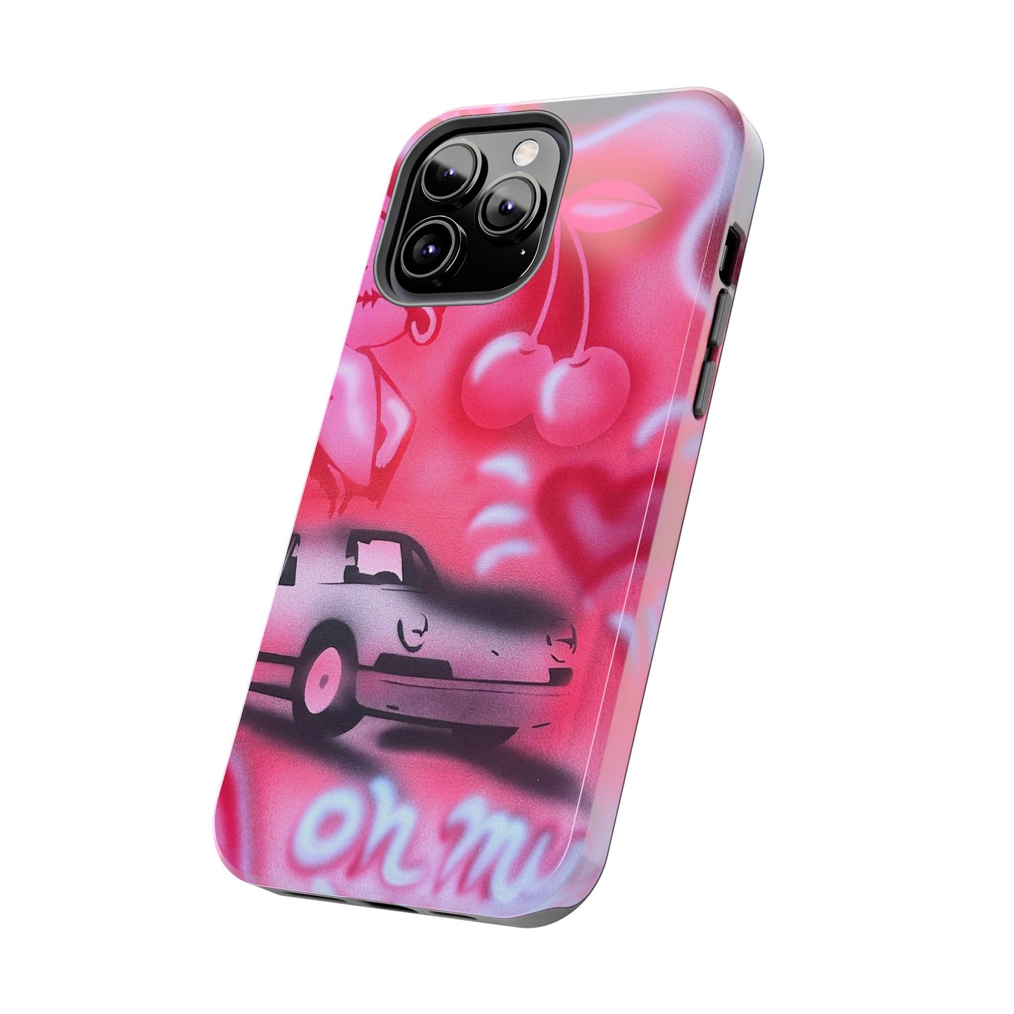 "on her way" airbrush iPhone case
