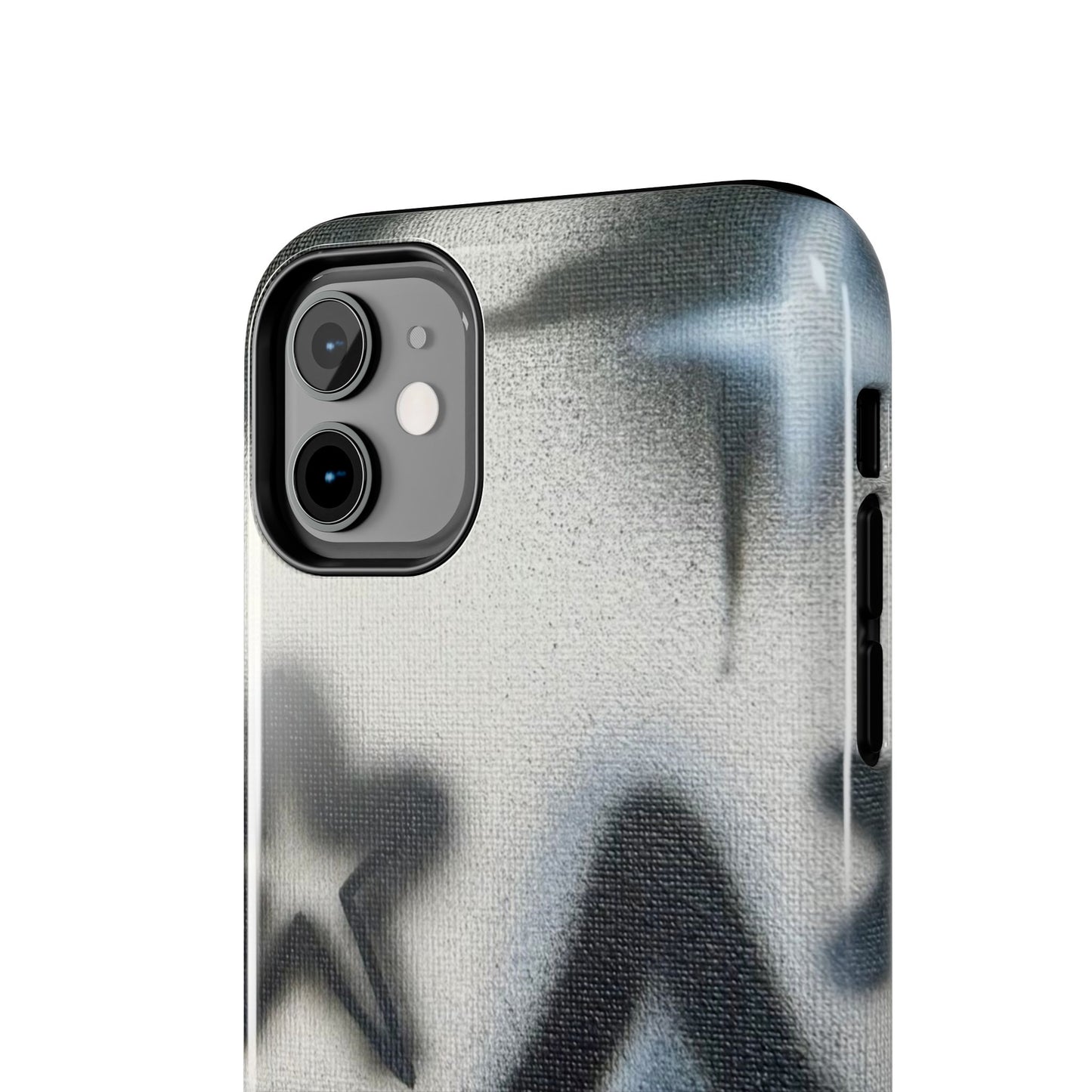 "black & white stars" airbrush iPhone case