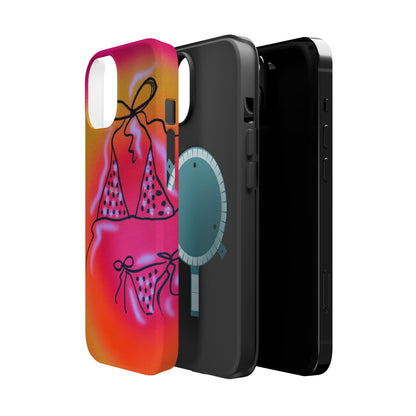 MagSafe "glitter bikini" airbrush iPhone case