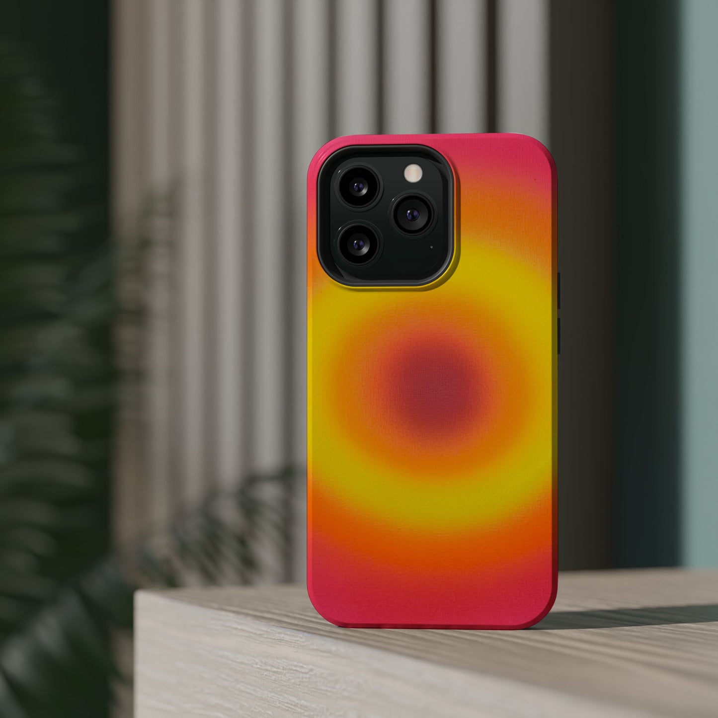 MagSafe "Pink Lemonade Aura" Airbrush iPhone Case