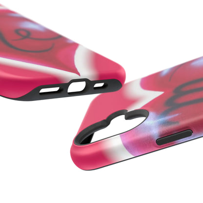 MagSafe "i <3 me" Airbrush iPhone Hülle