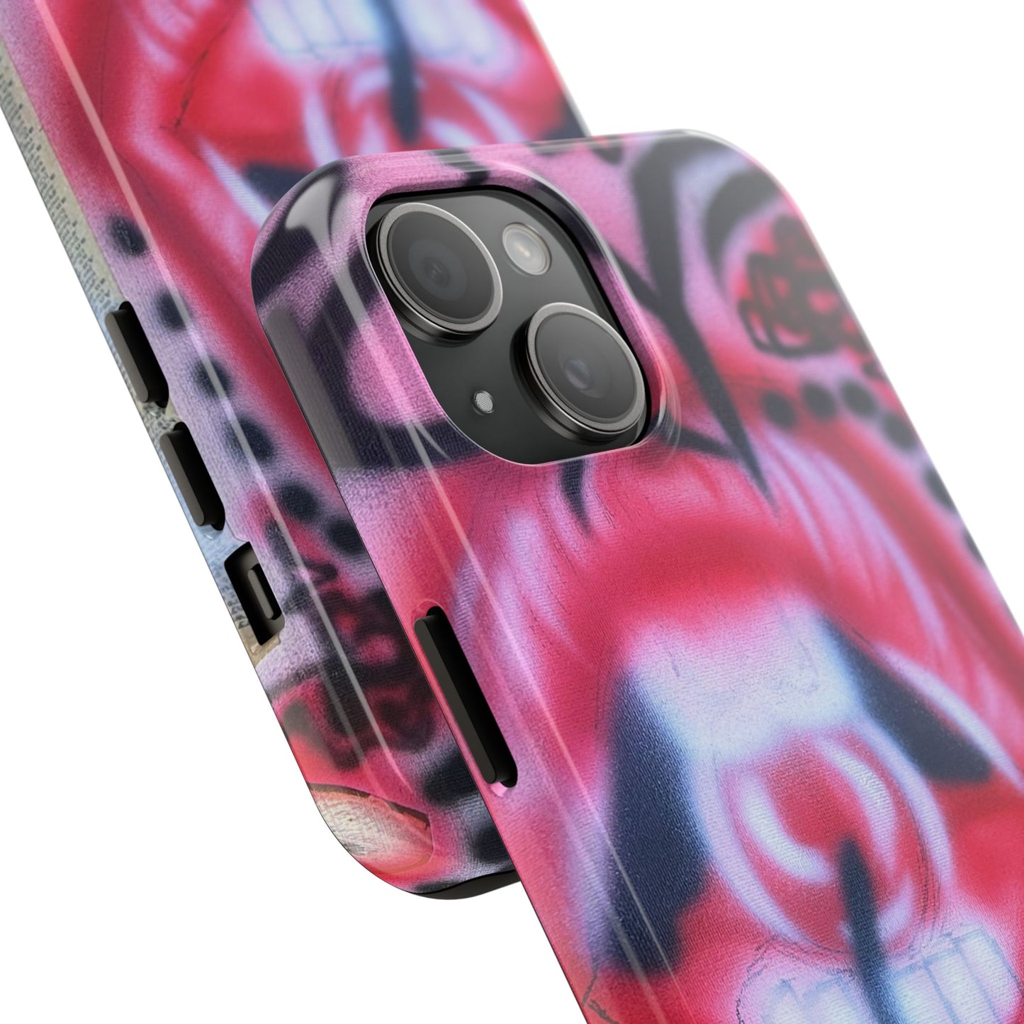 "be happy go lucky" airbrush iPhone case
