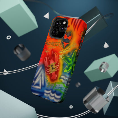 MagSafe "tipsy lobster" airbrush iPhone case