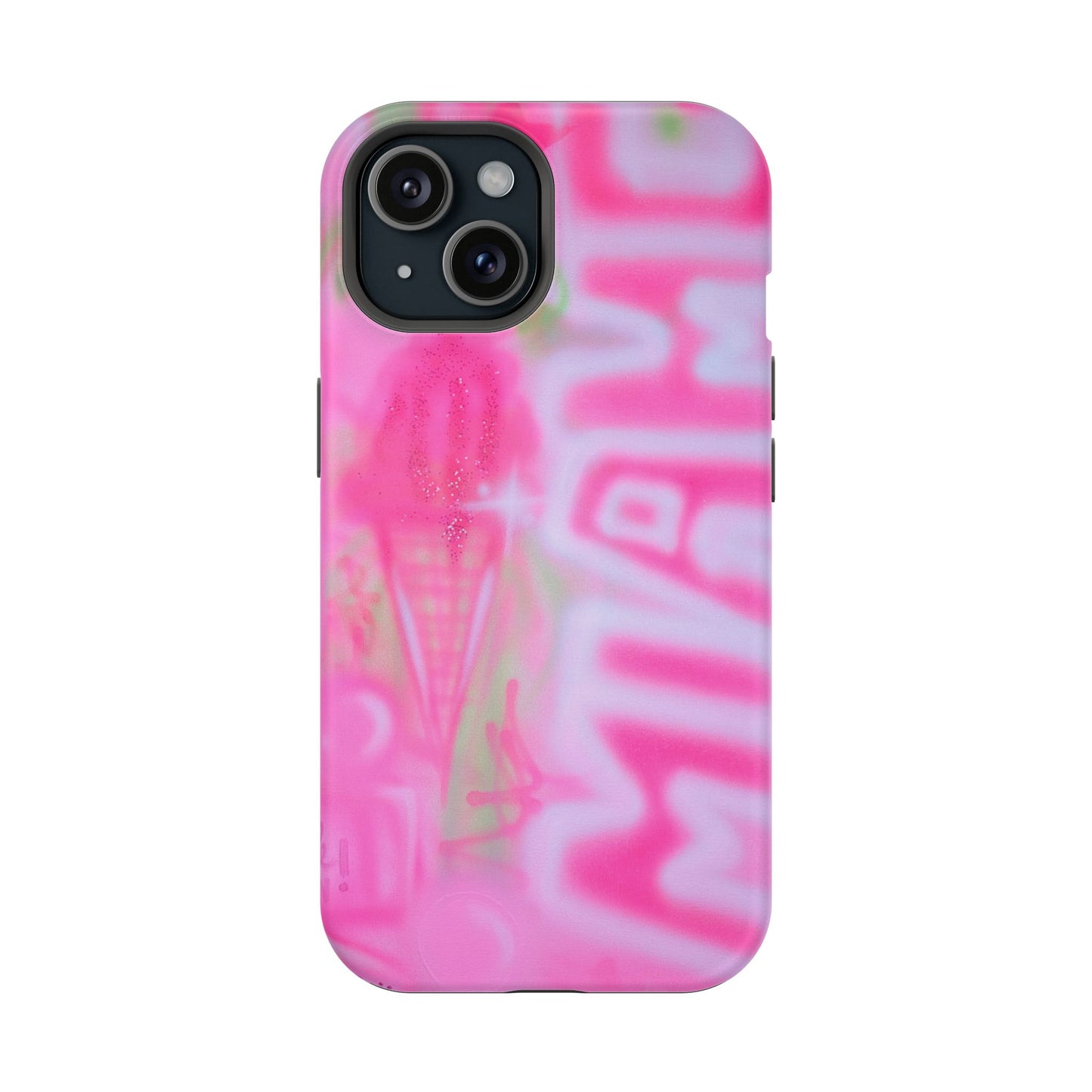 MagSafe "sunset sorbet" airbrush iPhone case